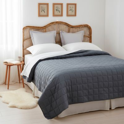 Edredón reversible Sherpa Rihan Gris