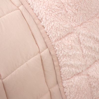 Edredón reversible Sherpa Rihan Rosa