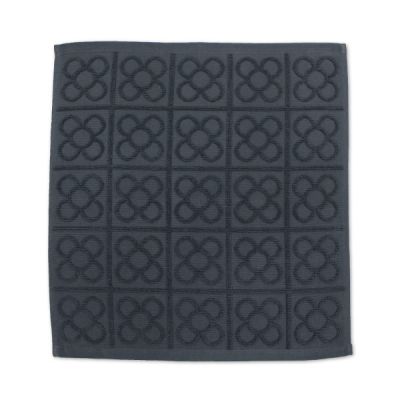 Paño de cocina 100% algodón Flor de Barcelona Carbón
