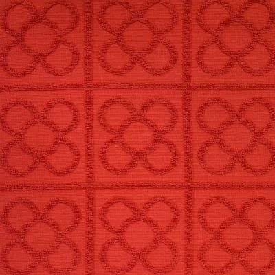 Paño de cocina 100% algodón Flor de Barcelona Rojo tierra