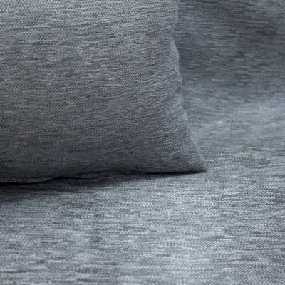 Funda de cojín 30 x 50 cm Chenilla Gris