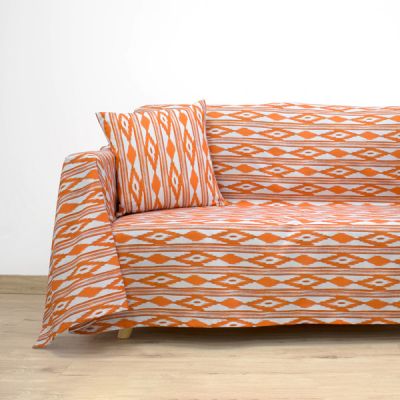 Foulard multiusos 100% algodón Mallorca Naranja