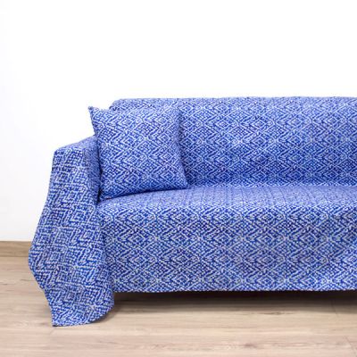 Foulard multiusos 100% algodón Menorca Azul