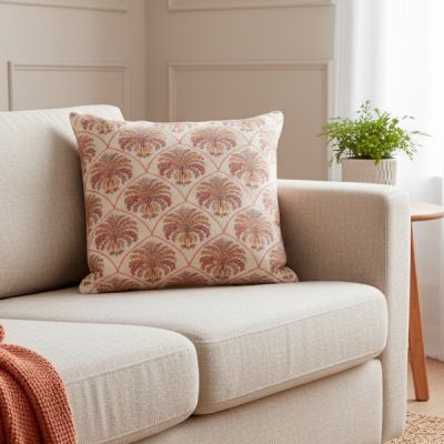 Funda de cojín 50 x 50 cm Kerala Rombo Maquillaje