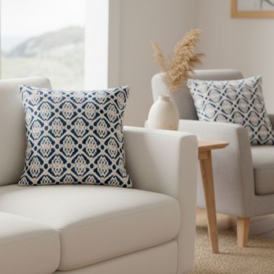 Funda de cojín 50x50 cm Marbella Azul