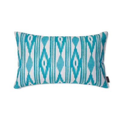 Funda de cojín 100% algodón 30 x 50 cm Mallorca Aguamarina