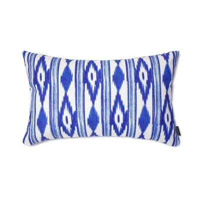 Funda de cojín 100% algodón 30 x 50 cm Mallorca Azul