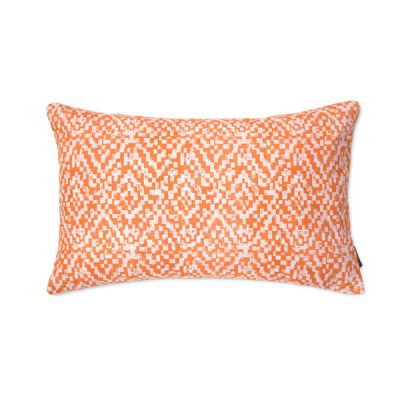 Funda de cojín 100% algodón 30 x 50 cm Menorca Naranja