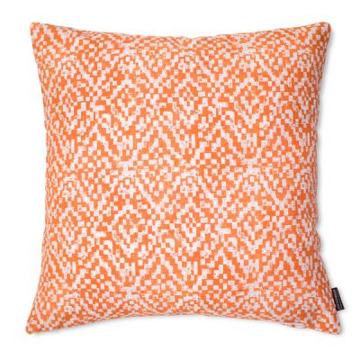 Funda de cojín 100% algodón 45 x 45 cm Menorca Naranja