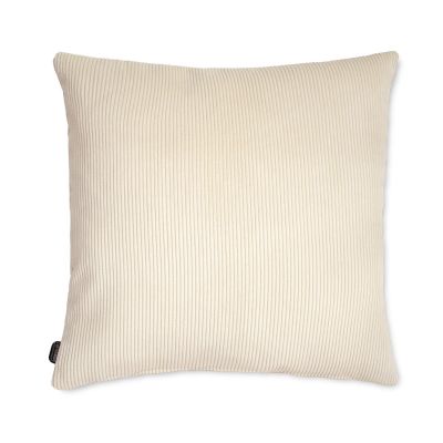 Funda de cojín de Pana 45 x 45 cm Nata