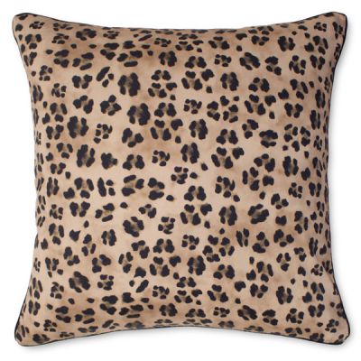 Funda de cuadrante 55 x 55 cm de 100% algodón satén de 300 hilos Leopardo | Cool Barcelona