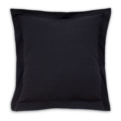 Funda de cuadrante 55 x 55 cm 100% algodón Piubelle Crepon Negro