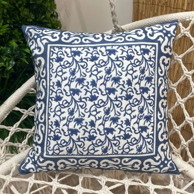 Funda de cojín 45 x 45 cm 100% algodón Surat