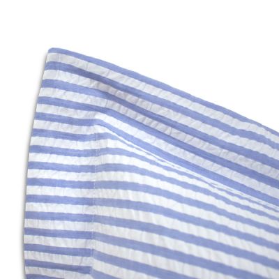 Funda de cuadrante 55 x 55 cm 100% algodón Piubelle Crepon Azul