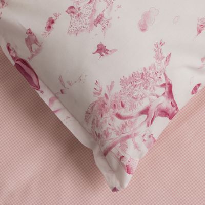 Juego de cama 100% algodón Percal 200 hilos Toys Gamanatura Rosa