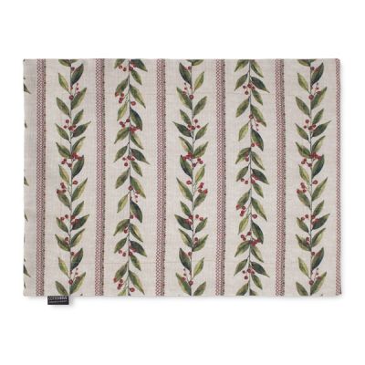 Individual de tela doble cara Navidad Galzeran