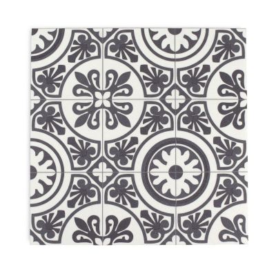 Individual vinílico Mosaic Chic Negro OFERTA