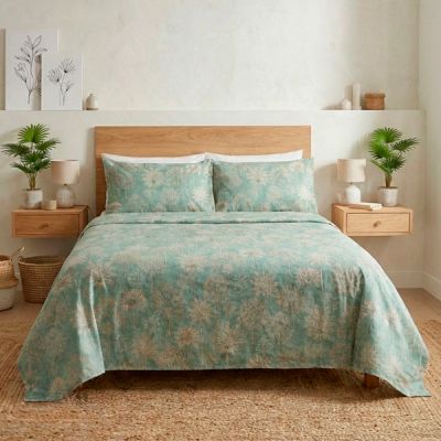 Juego de sábanas 100% Algodón 2 piezas - 300 hilos Bari, Cool Barcelona