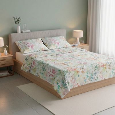 Juego de sábanas 100% Algodón 2 piezas - Siracusa, Cool Barcelona