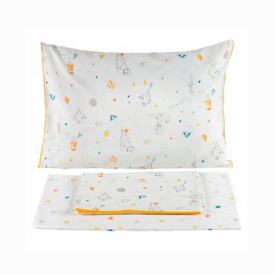 Juego de cama infantil 100% algodón orgánico Teddy – Gamanatura