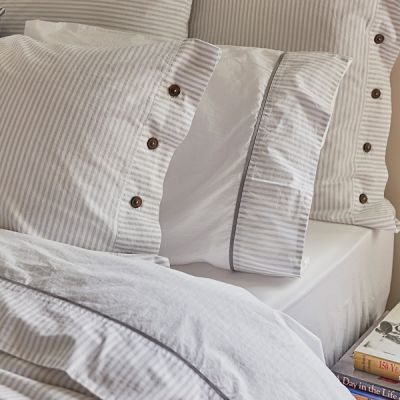 Juego de cama 3p 100% algodón 200 hilos Maris Beige
