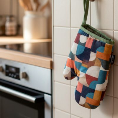 Manopla de cocina Retro