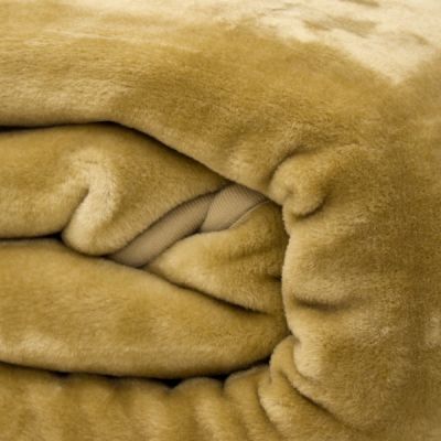 Manta aterciopelada de Manterol Mint Beige
