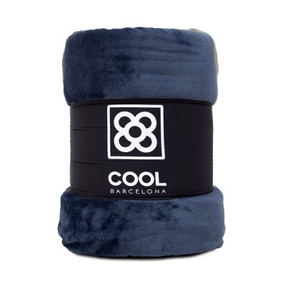 Manta Premium Cool barcelona Blau Marí