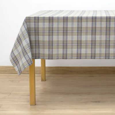 Estovalles d'estil Escocès de fil tintat Blau