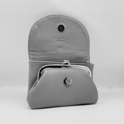 Monedero de Piel Panot Bcn Lugupell Plata