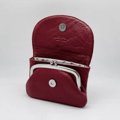 Monedero de Piel Panot Bcn Lugupell Rojo