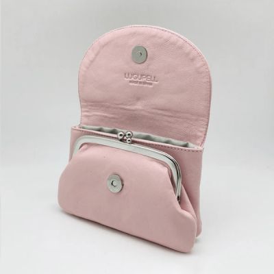 Monedero de Piel Panot Bcn Lugupell Rosa