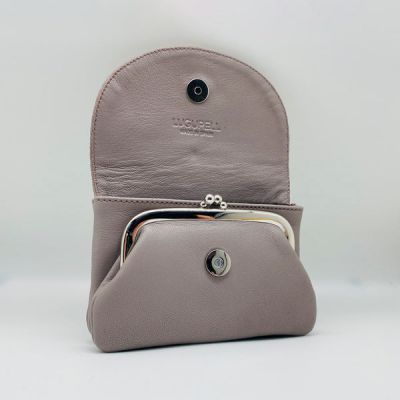Monedero de Piel Panot Bcn Lugupell Taupe