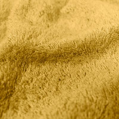 Toalla de rizo 70% algodón y 30% bambú Cottonplus Mostaza