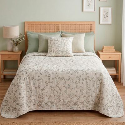 Colcha - Olivera verde