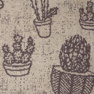 Paño de cocina de rizo 100% algodón Cactus Gris