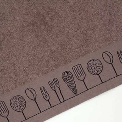 Paño de cocina de rizo 100% algodón Estris Taupe