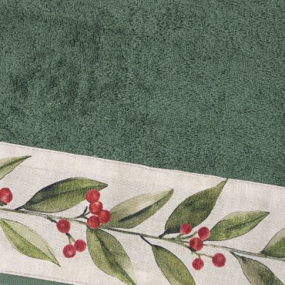 Paño de cocina de rizo Navidad Galzeran Caqui