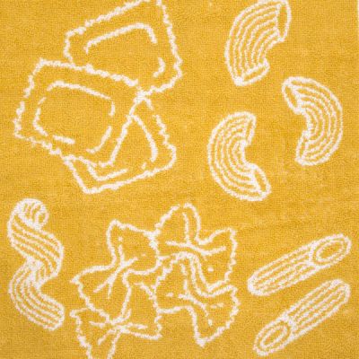 Paño de cocina de rizo 100% algodón Zucca Amarillo