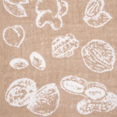 Paño de cocina de rizo 100% algodón Zucca Marrón