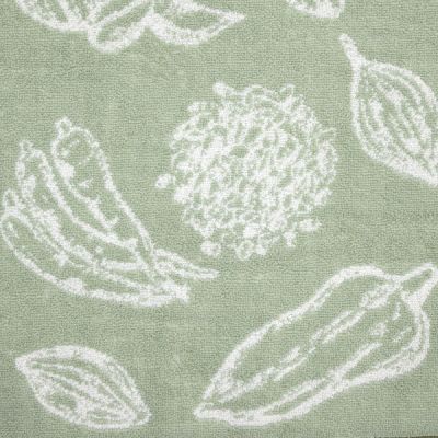 Paño de cocina de rizo 100% algodón Zucca Verde