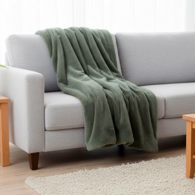 Plaid Luxe 130 x 170 cm Caqui