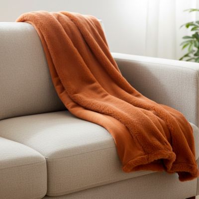 Plaid Luxe 130 x 170 cm Tierra