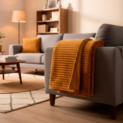 Plaid Sultan 130x170 cm Tierra