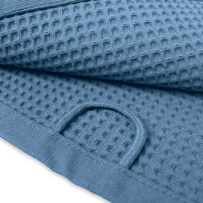 Paño de cocina 100% algodón nido de abeja OFERTA Azul