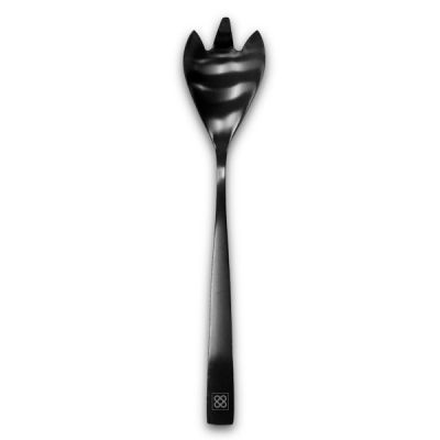Tenedor ensalada de acero inoxidable Bcn Negro OFERTA