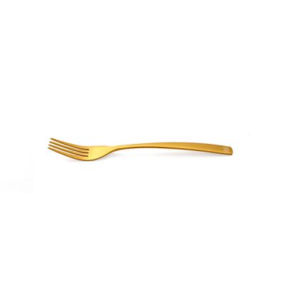 Tenedor postre de acero inoxidable Bcn Oro OFERTA