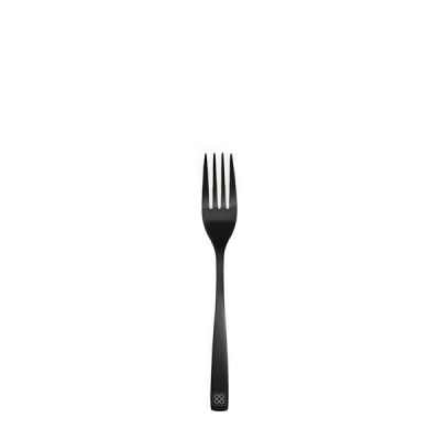 Tenedor postre de acero inoxidable Bcn Negro OFERTA