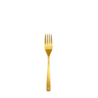 Tenedor postre de acero inoxidable Bcn Oro OFERTA