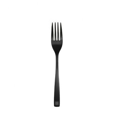 Tenedor de acero inoxidable Bcn Negro OFERTA